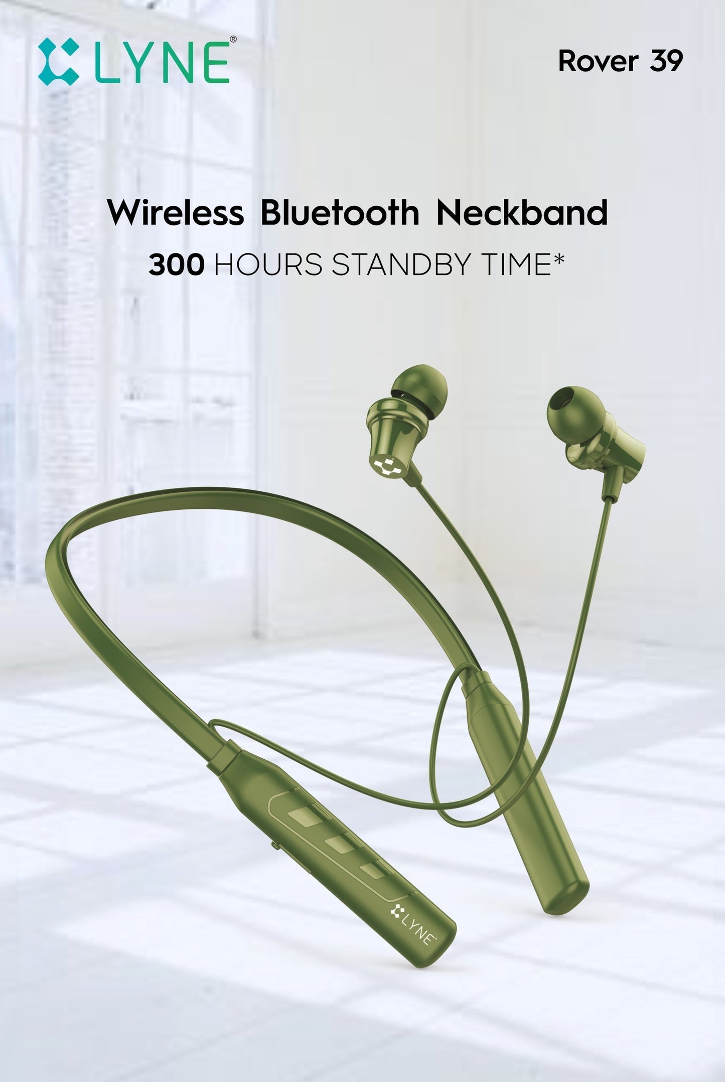 LYNE Rover 39- Wireless Bluetooth 30 hrs music Time ENC Technology Bluetooth