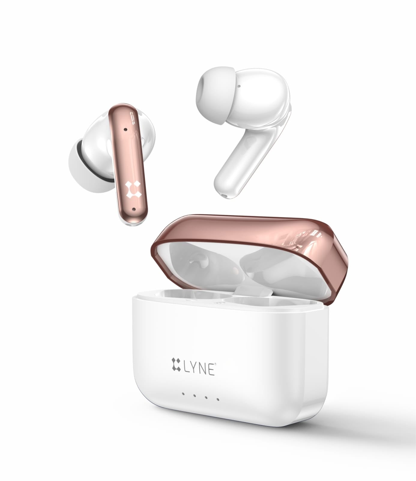 LYNE Coolpods 55- Bluetooth Earbuds with Gaming Mode, ENC Mic & 50 Hours Playtime" Bluetooth