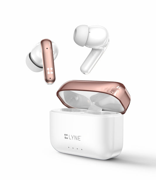 LYNE Coolpods 55- Bluetooth Earbuds with Gaming Mode, ENC Mic & 50 Hours Playtime" Bluetooth